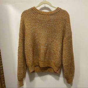Abercrombie & Fitch Orange Multi Knit Sweater